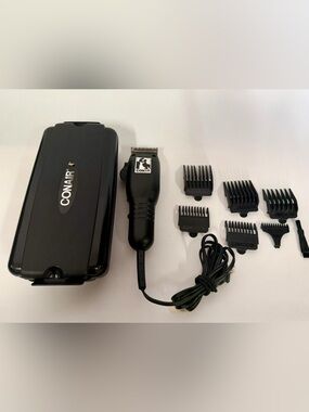 Conair Hair Cutting Clipper HC100DG2 Corded Tested Working w/ attachments & case